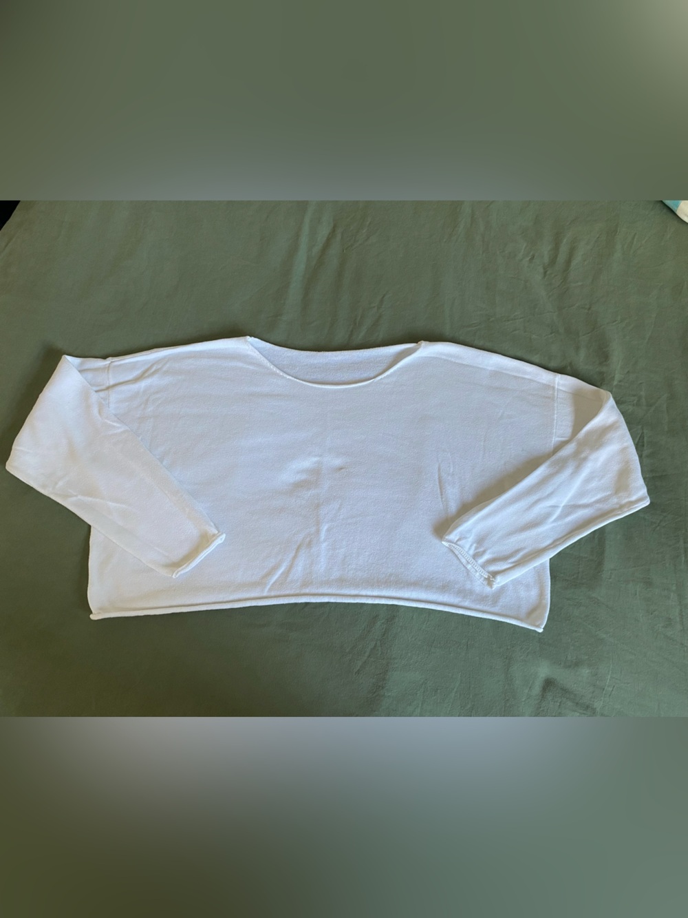Brandy Melville lightweight white sweater